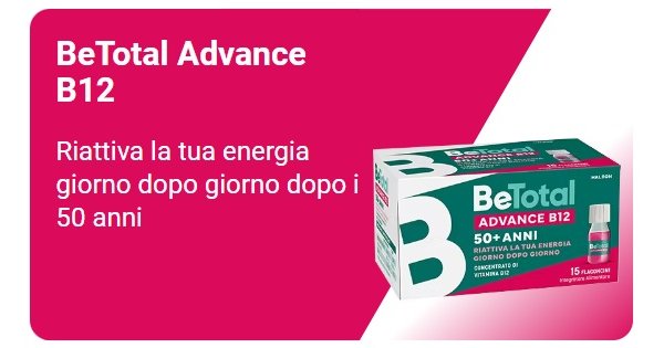 Betotal Advanced B12 flaconcini - integratore di Vitamina B12 oltre i